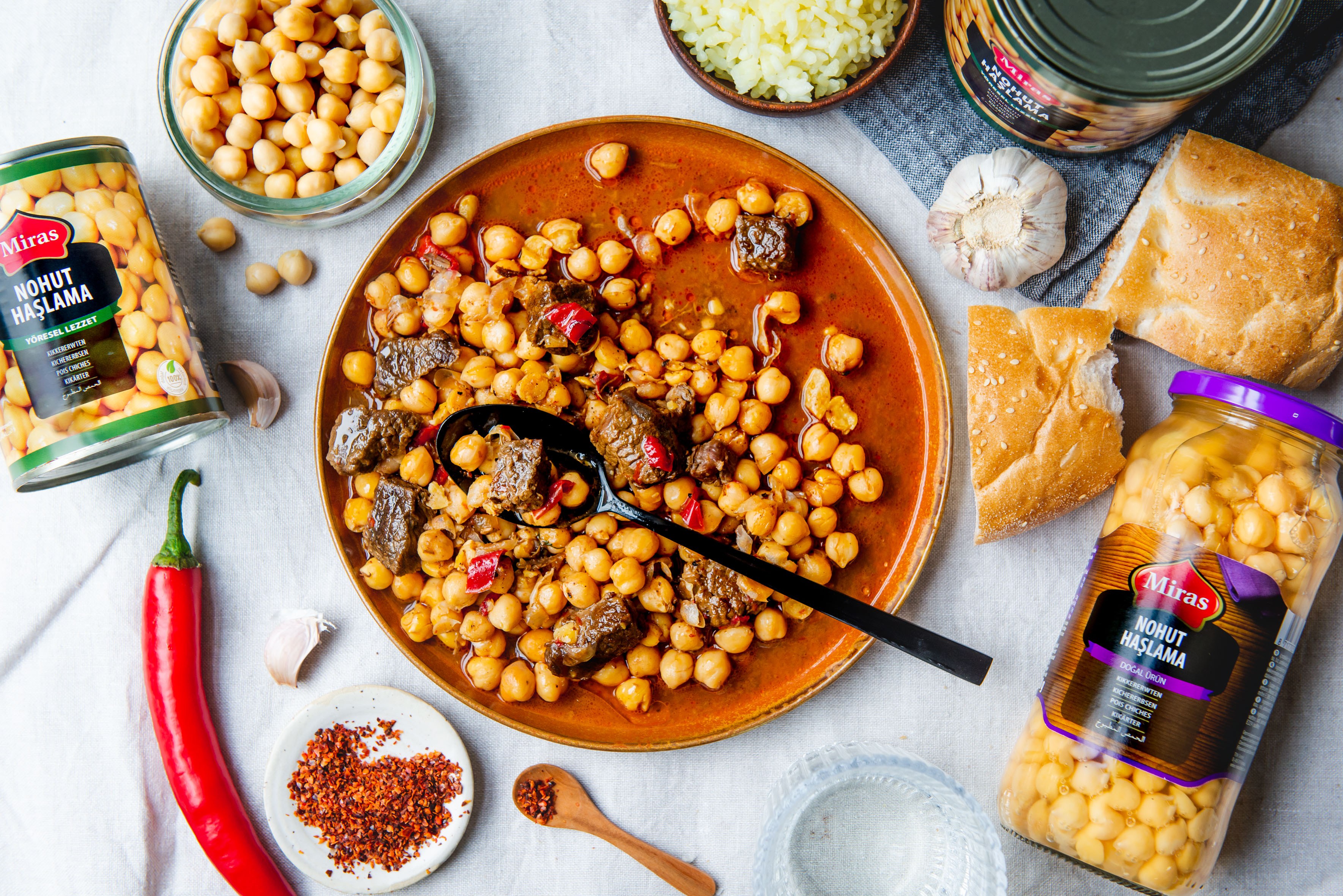Miras Food | Chickpeas Stew with meat