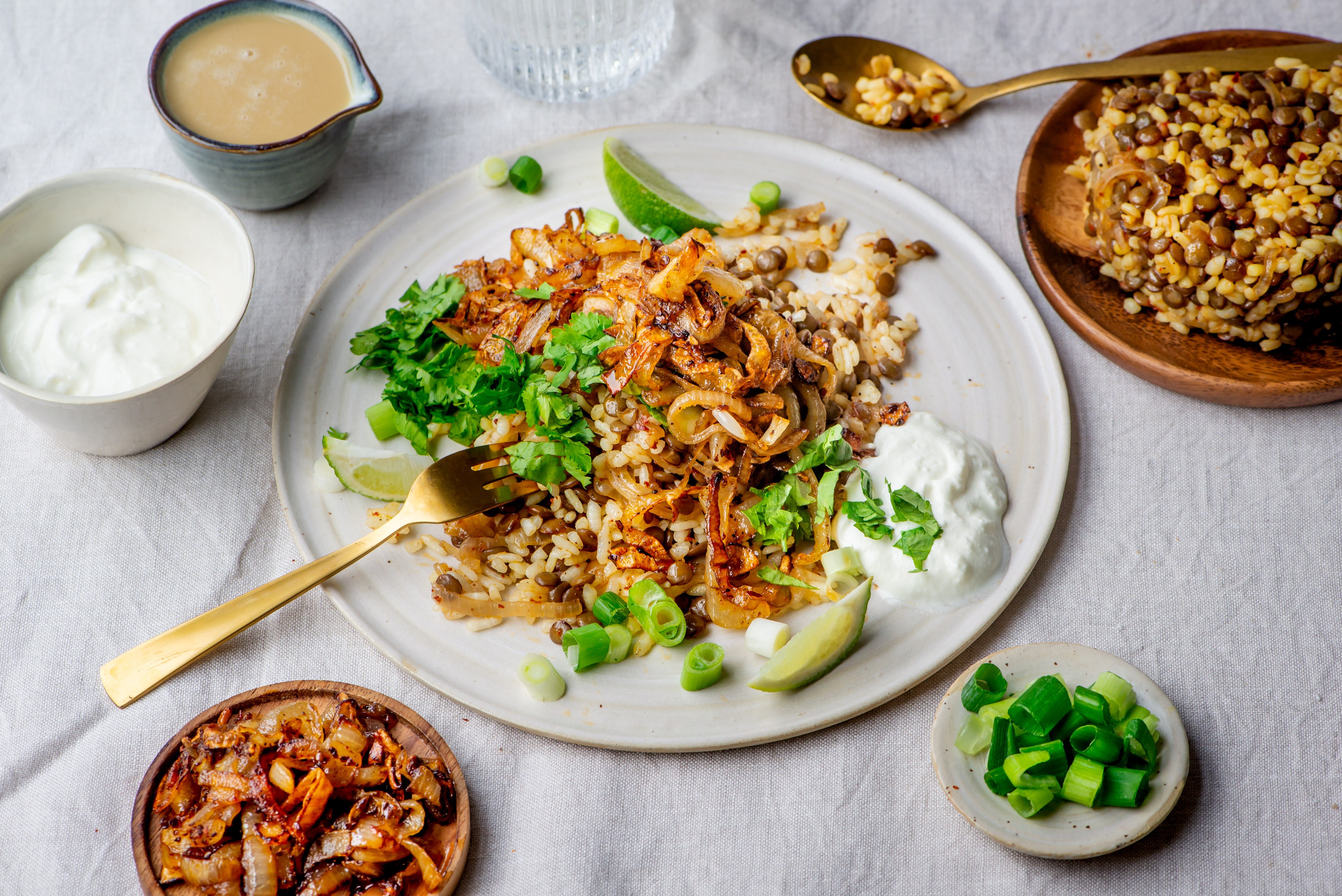 Bulgur mit gebratene Fadennudeln | Miras Food