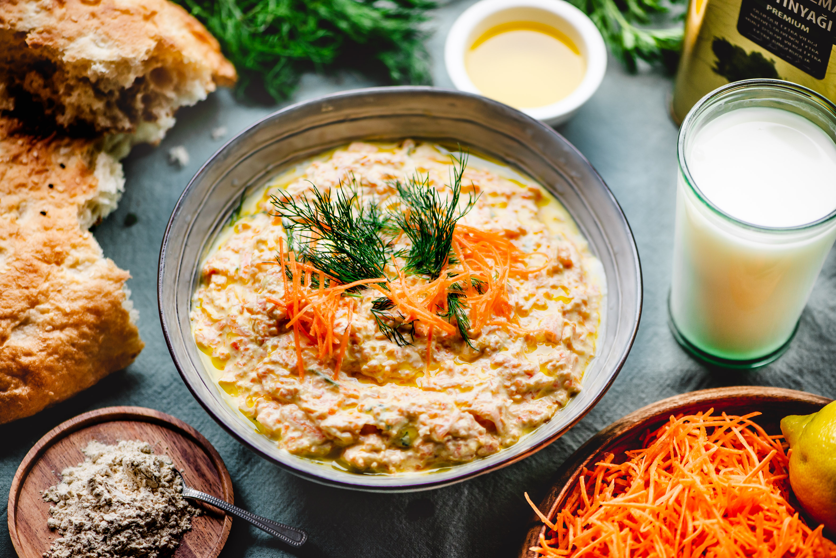 Miras Food | Carrot Yoghurt Salad